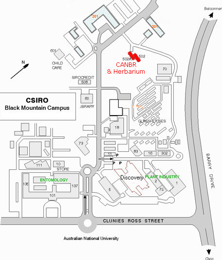 CSIRO site map