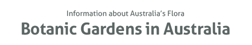 Botanic Gardens in Australian heading